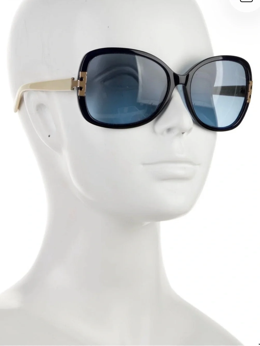 Tory Burch TB7022 Blue Gradient Oversized Women's Sunglasses